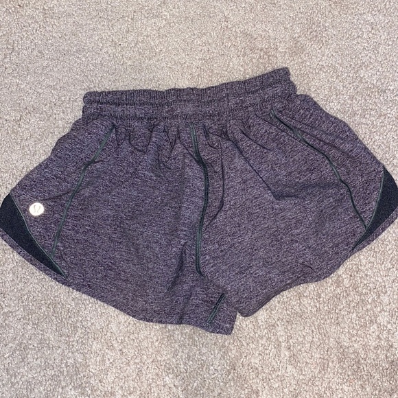 Gray LuluLemon Athletic Shorts, size 2 (worn once) - Picture 2 of 3